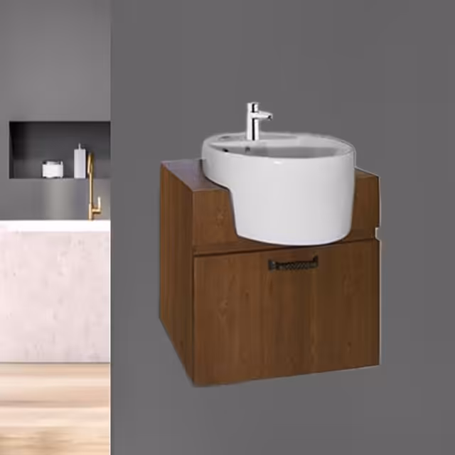 روشویی کابینتی میلانو طرح چوب (پس کرایه)