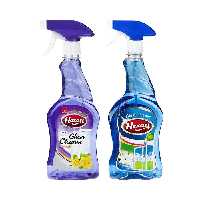 اسپری شیشه پاک کن هگزان مدل PURPLE AND BLUE حجم 500 میلی لیتر مجموعه 2 عددی