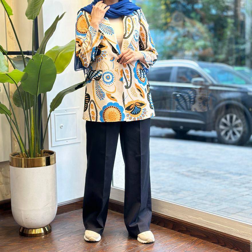 مانتو شلوار طرحدار