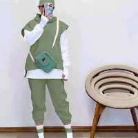 ست سه تیکه بلوز شلو1ر ژیله شیک و خاص36879