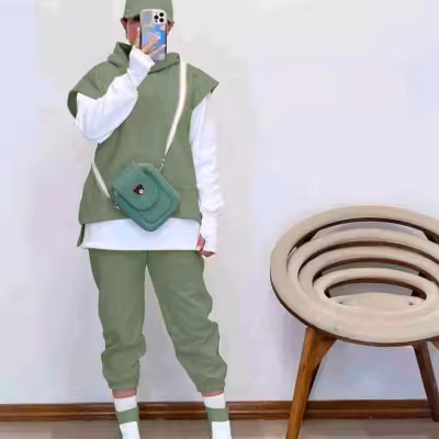 ست سه تیکه بلوز شلو1ر ژیله شیک و خاص36879