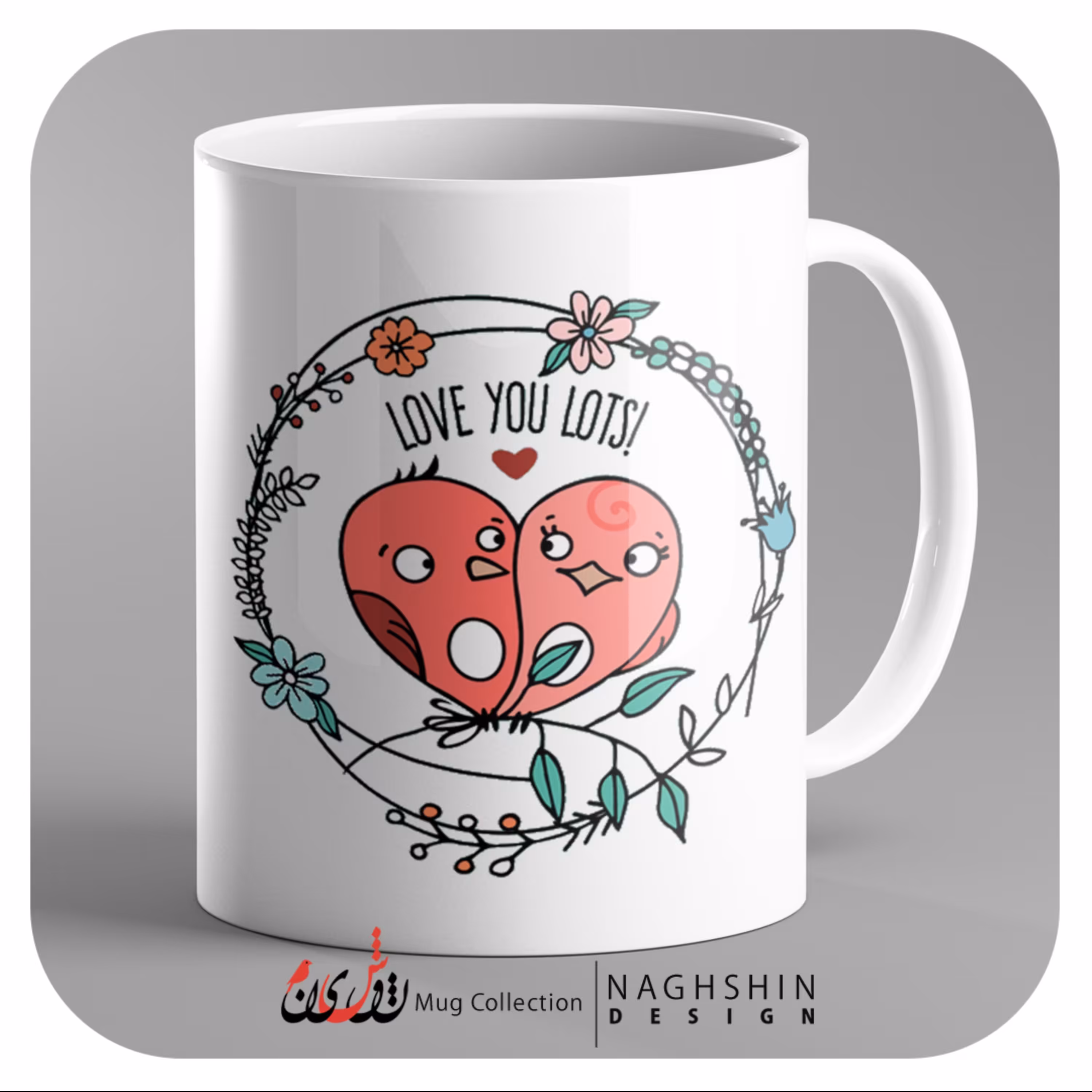 ماگ سرامیکی طرح ولنتاین 36  - چاپ سابلیمیشن - کیفیت عالی