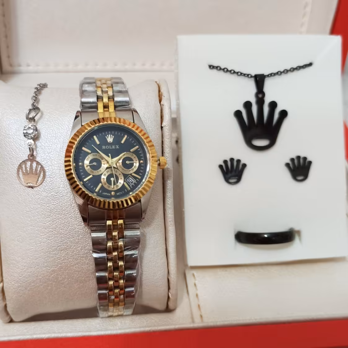 ست ساعت رولکس و اکسسوری زیبا 