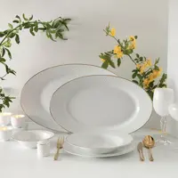 سرویس چینی زرین غذاخوری رادیانس لب طلایی شش نفره 28 پارچه 6 نفره (درجه عالی) لب طلایی ارسال بصورت پس کرایه
