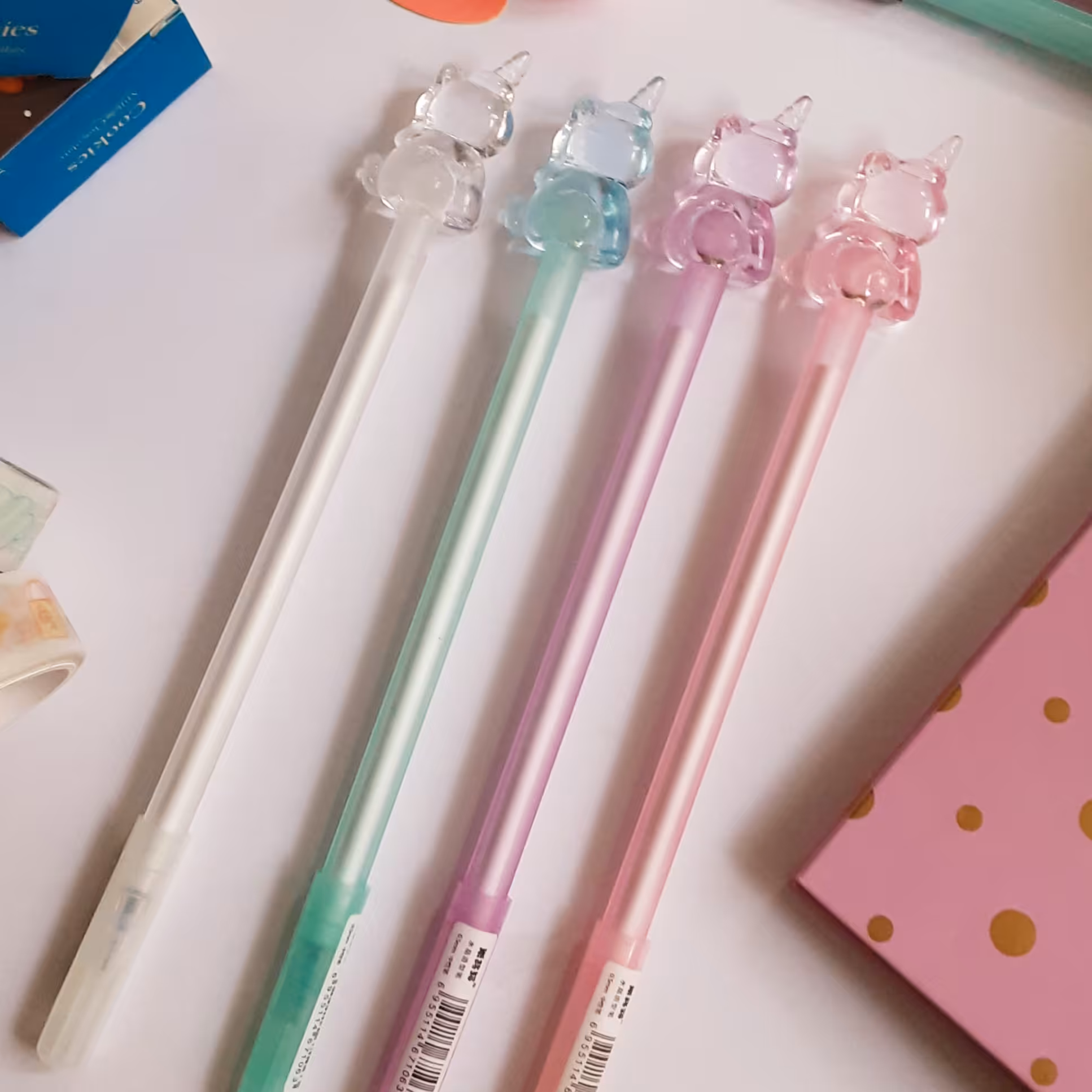 خودکار طرح یونیکورن شیشه ای