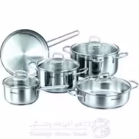 سرویس 9 پارچه قابلمه استیل کرکماز مدل پرلا کد 1609