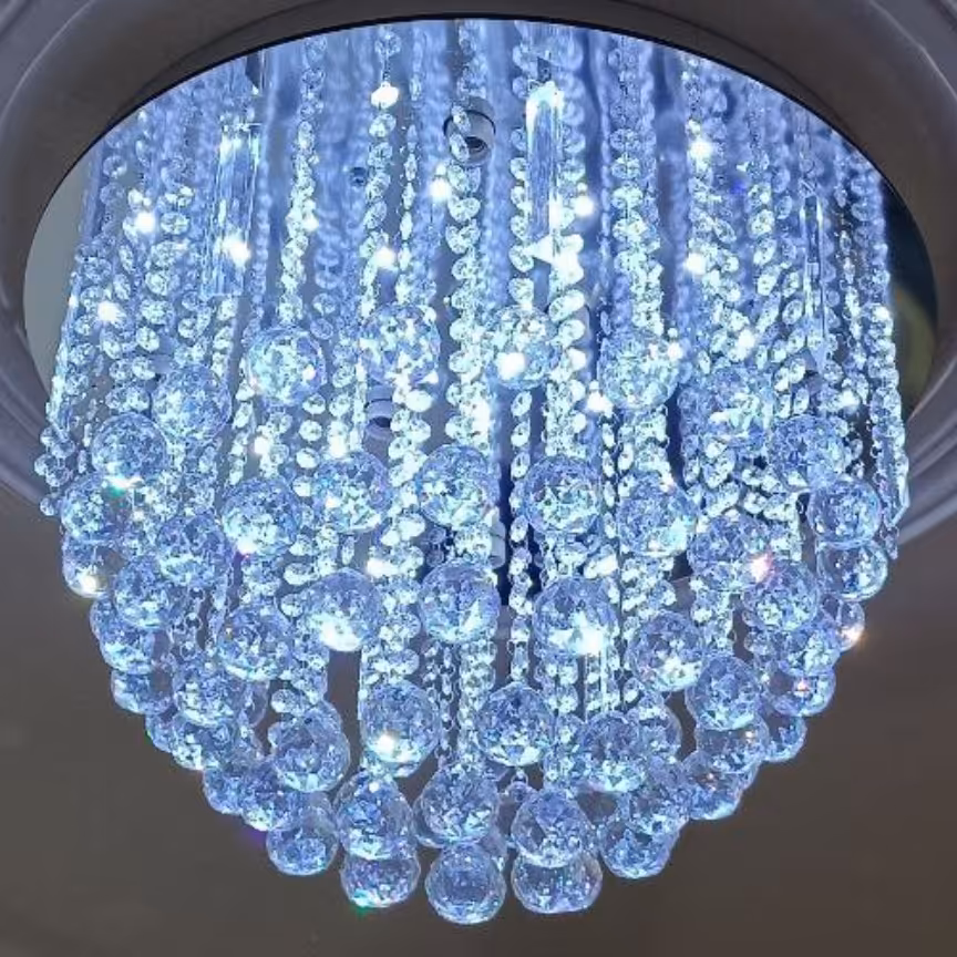 لوستر مدل نیم کره تمام توپ. ارسال از طریق پست و باربری و اتوبوس پس کرایه