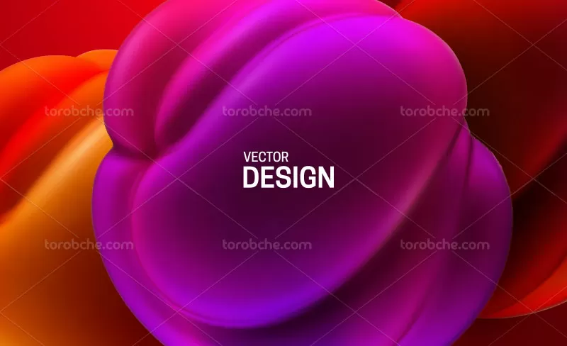 وکتور بکگراند انتزاعی بنفش رنگ | گرافیک با طعم تربچه