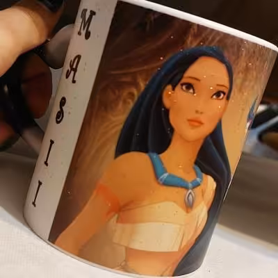 ماگ طرح حرارتی اکلیلی با طرح دلخواه