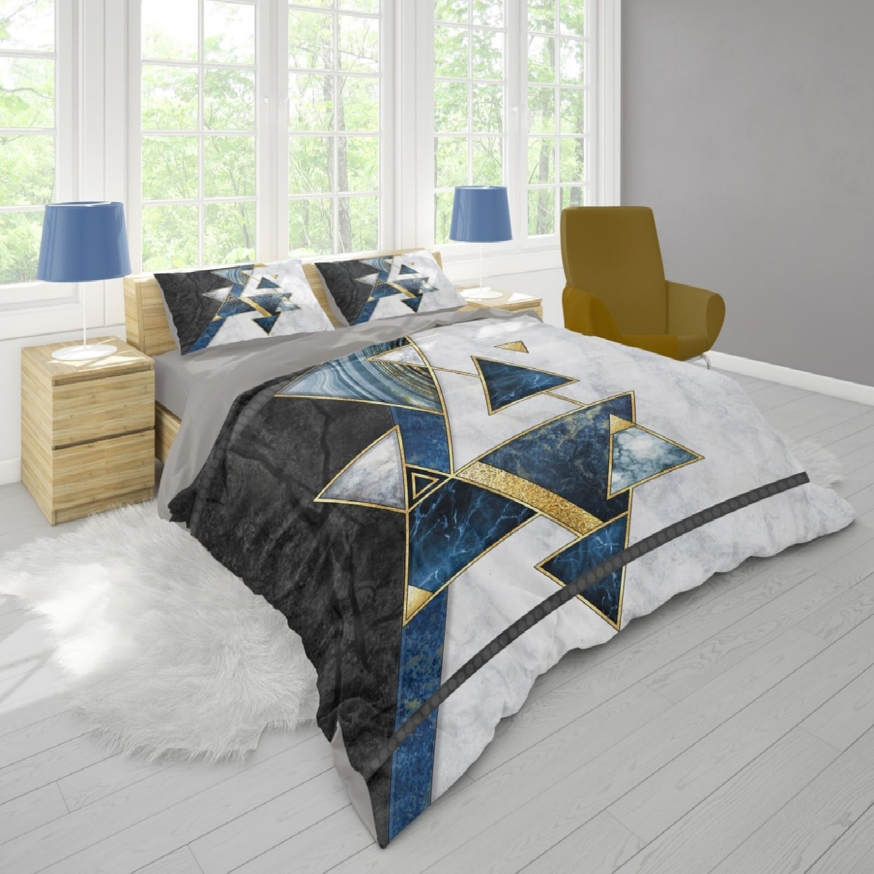 سرویس روتختی گوزل کد G-103-1 دونفره 7 تکه 