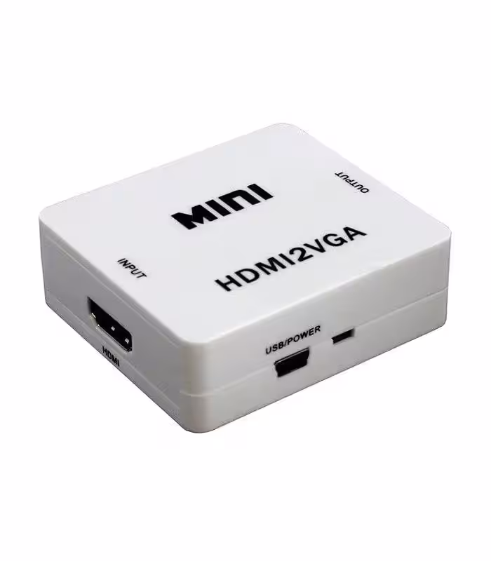 مبدل HDMI به VGA وی نت مدل MINI به همراه کابل صدا مدل V-COHD2VGAM