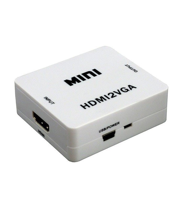 مبدل HDMI به VGA وی نت مدل MINI به همراه کابل صدا مدل V-COHD2VGAM