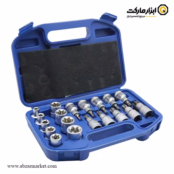 جعبه بکس اسکای 19 پارچه ترکیبی 1/2 اینچ مدل ST-7119TE