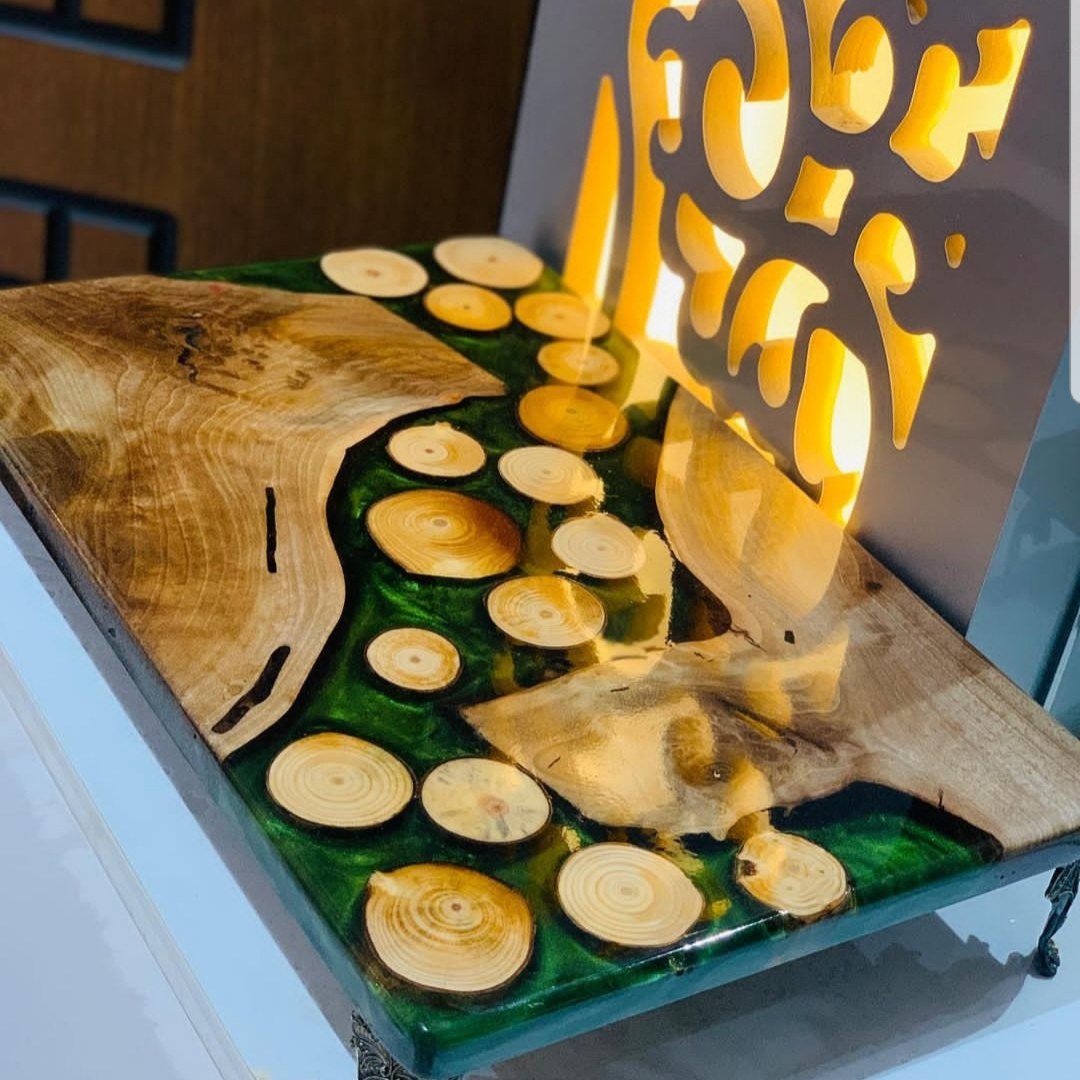 سینی چوب و رزین