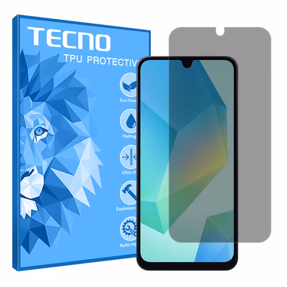 گلس سامسونگ Galaxy A16 مدل هیدروژلی پرایوسی برند تکنو کد S