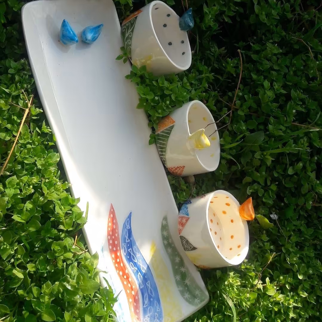 دیس به همراه کاسه ماگ