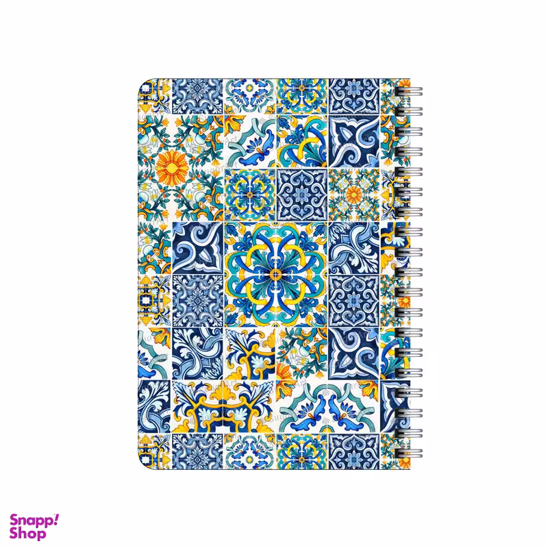 دفترچه یادداشت بامبیلیپ مدل چوبی طرح کاشی کد 2851199