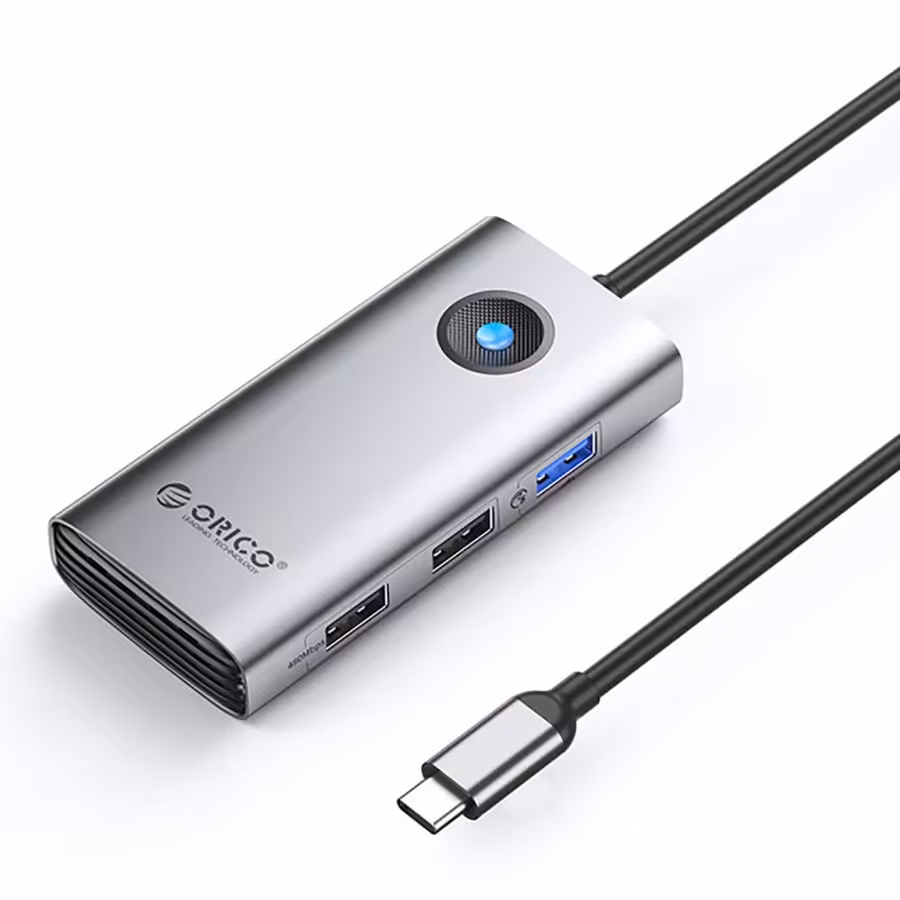 هاب 5 پورت USB-C اوریکو مدل PW11-5P