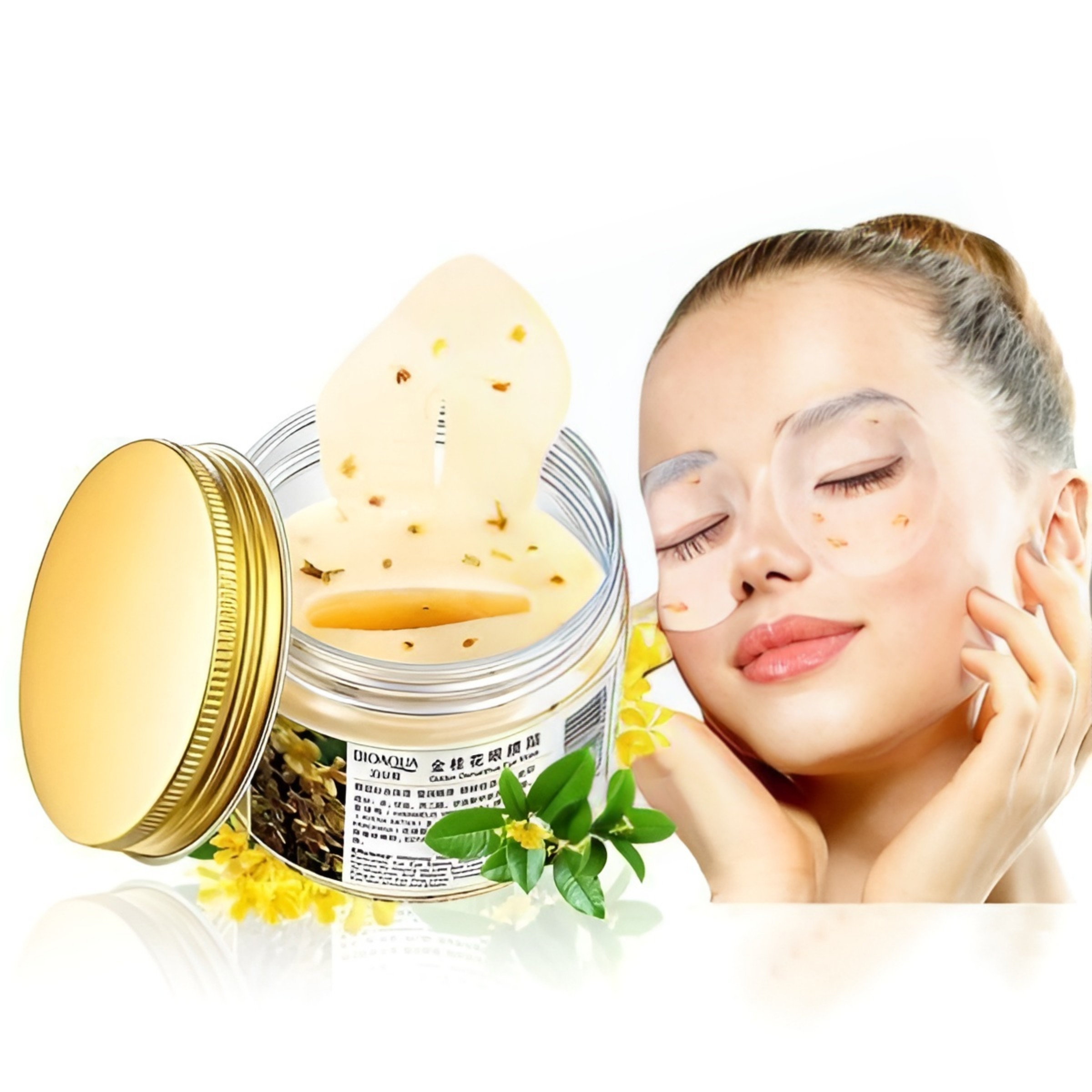 ماسک دور چشم گیاه اسمانتوس