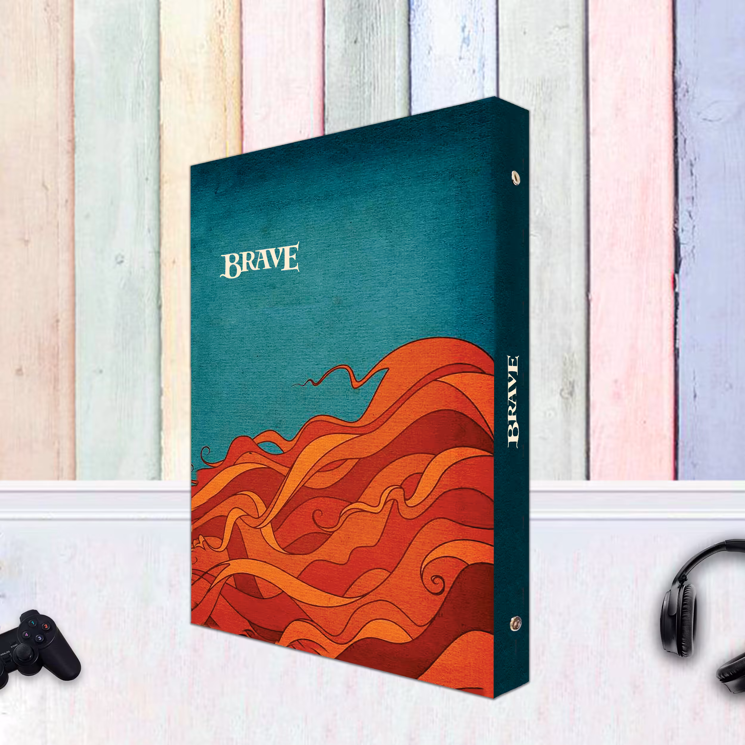 کلاسور 26 حلقه 100 برگ پديده نقش طرح Brave