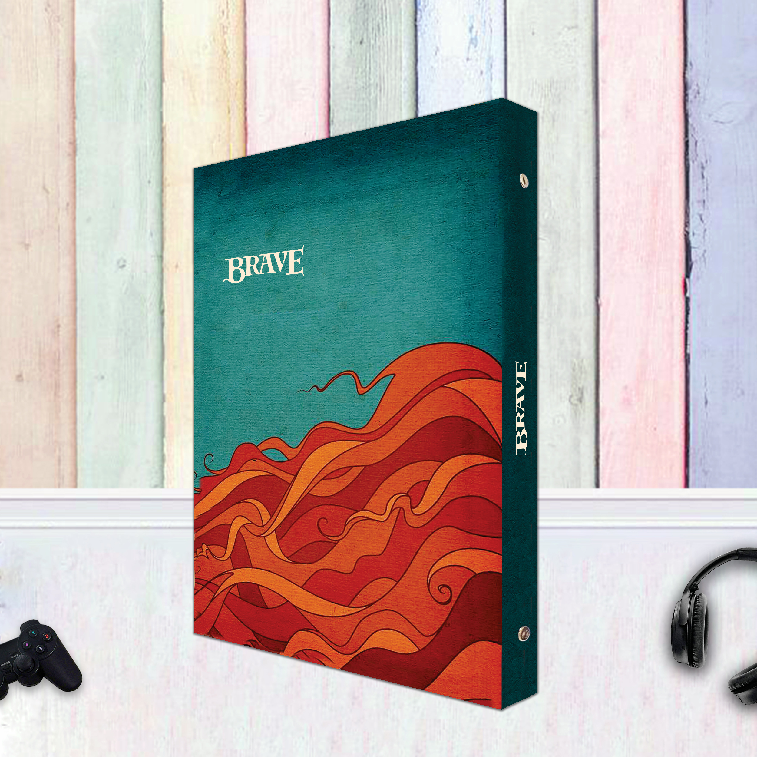 کلاسور 26 حلقه 100 برگ پديده نقش طرح Brave