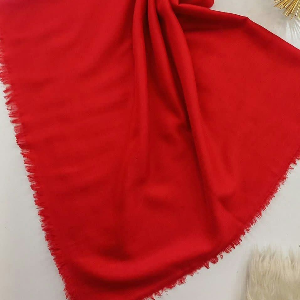 روسری نخی ساده ضد چروک(قواره متوسط)
