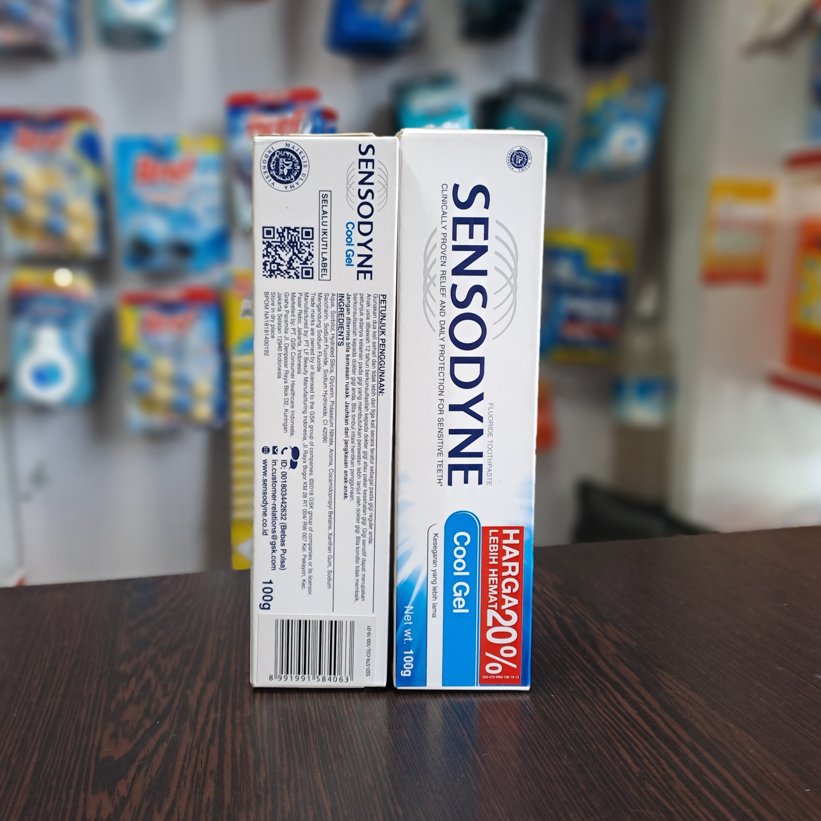 خمیر دندان سنسوداین Sensodyne مدل خنک کننده 100 گرم
