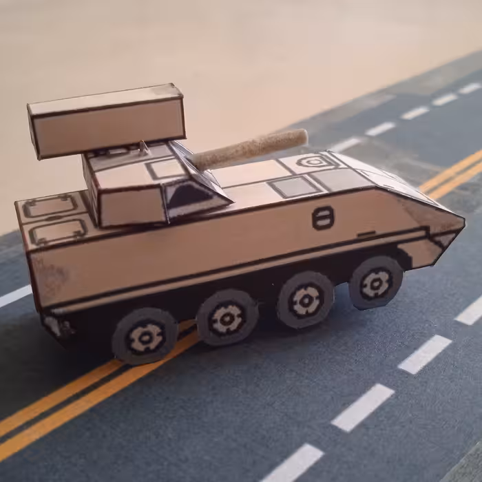 کیت  ساخت ماکت نفربر استتار خاکی 