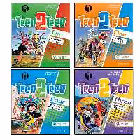 مجموعه کتاب  زبان چهار جلدی تین تو تین   Teen2Teen Book series