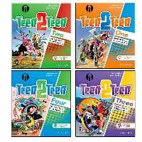 مجموعه کتاب  زبان چهار جلدی تین تو تین   Teen2Teen Book series