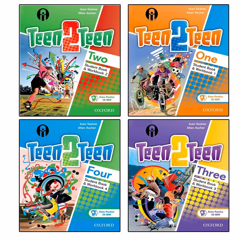 مجموعه کتاب  زبان چهار جلدی تین تو تین   Teen2Teen Book series