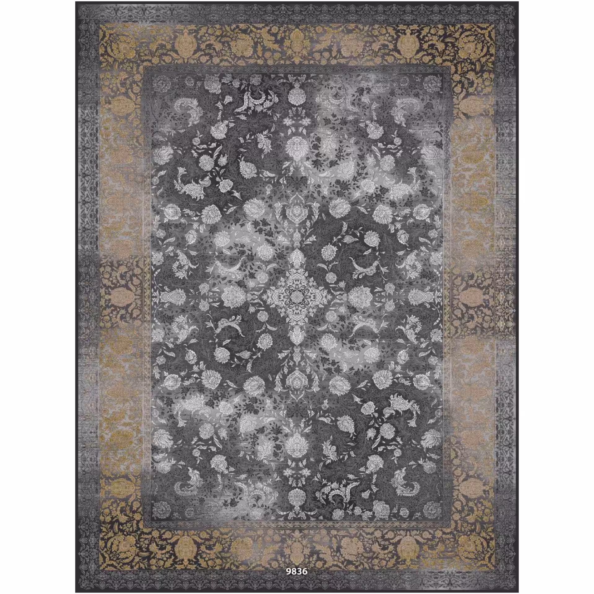 فرش وینتیج 12 متری 1200 شانه کد H9836