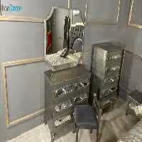 ست میز آرایش و دراور ام دی اف تالیا مدل آتنا