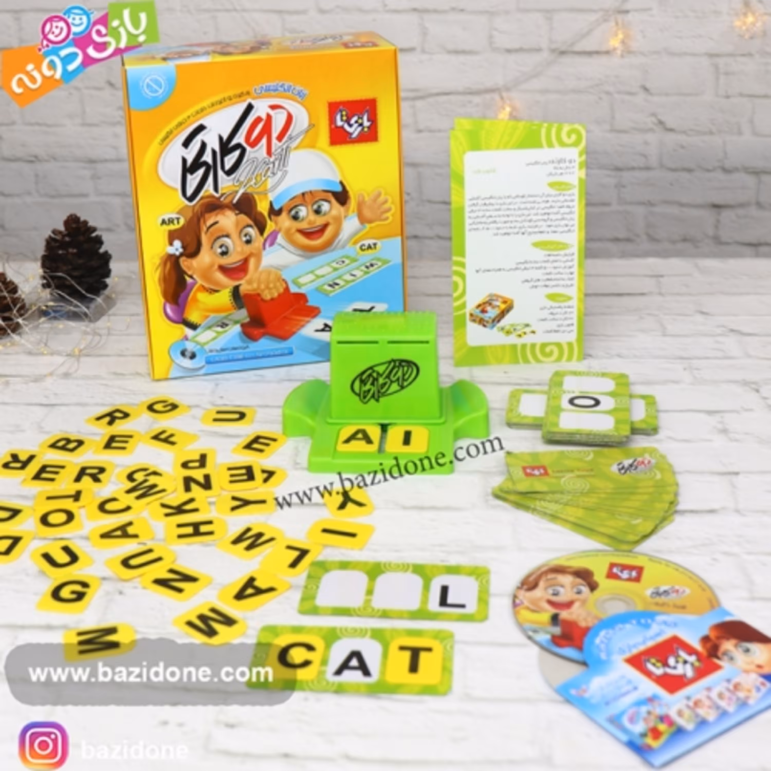 بازی فکری دوکارتی زبان انگلیسی 