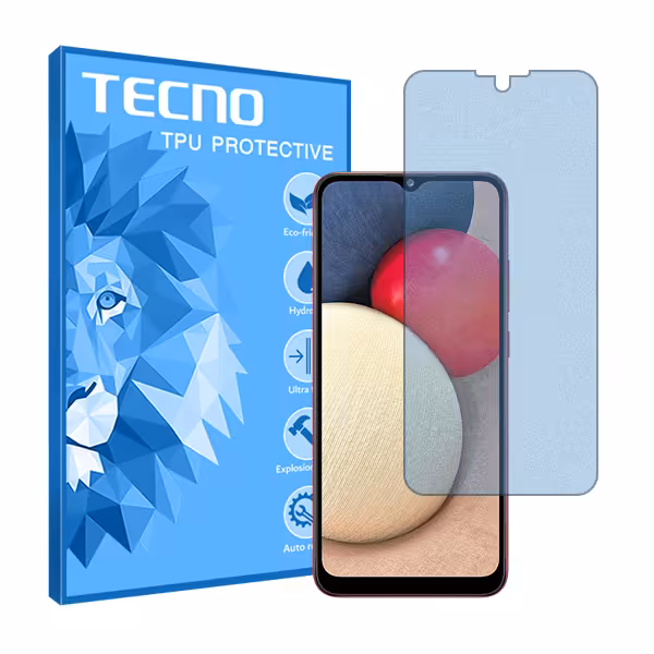 گلس سامسونگ Galaxy A02s مدل مات آنتی بلو برند تکنو کد S