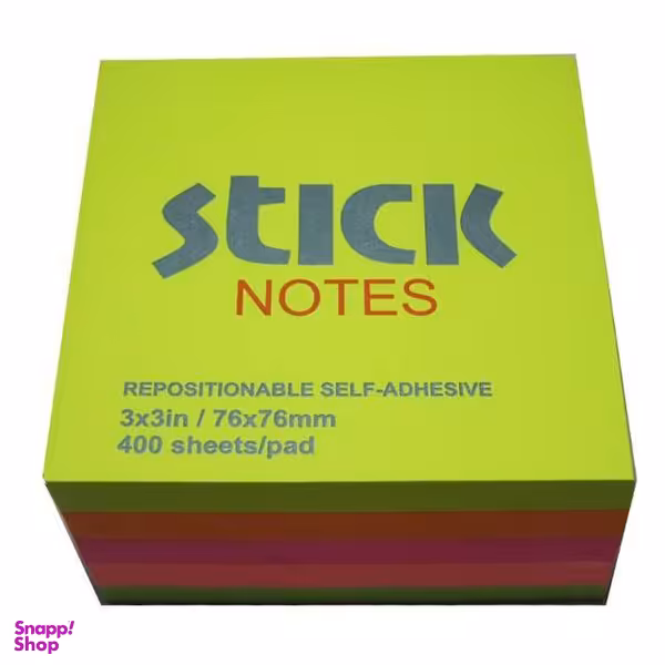 کاغذ یادداشت چسب دار استیک نوت کد 2020 بسته 400 عددی