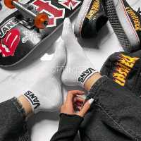 جوراب مچی Vans سفید نخ پنبه فری سایز