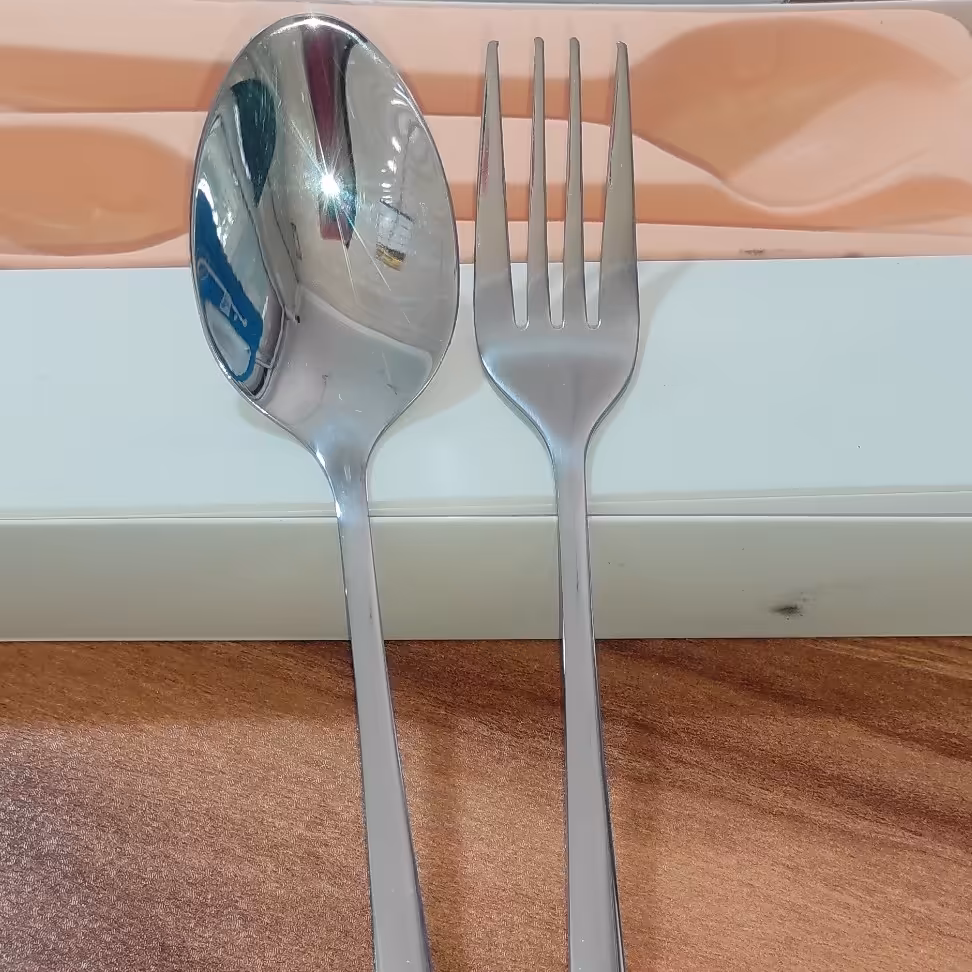 قاشق چنگال مارک یونیک حک شده اصلی براق ضد زنگ 