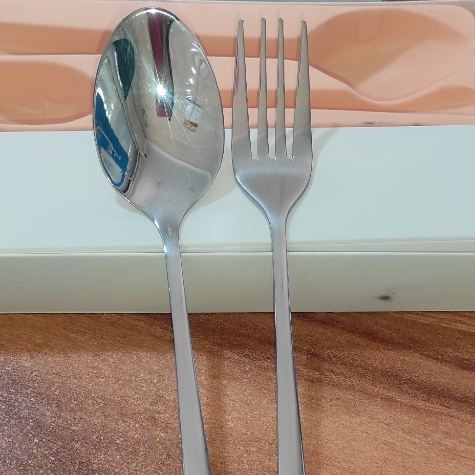 قاشق چنگال مارک یونیک حک شده اصلی براق ضد زنگ 