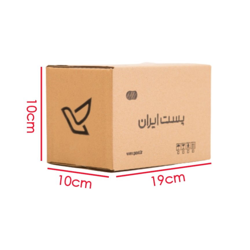 کارتن پستی سایز 15 (یک و نیم ) درجه یک 25 عددی
