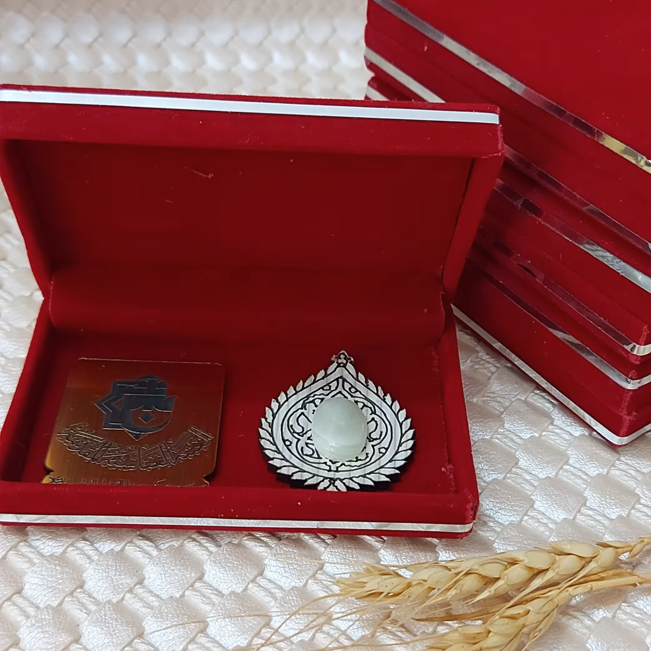 نگین انگشتر سنگ حرم اباعبدالله الحسین