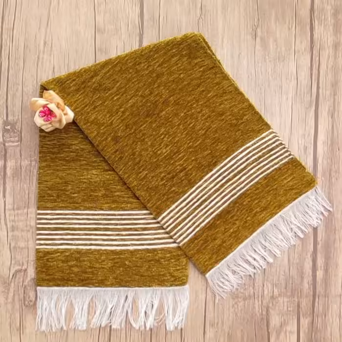 حوله مخمل دستبافت طرح 1