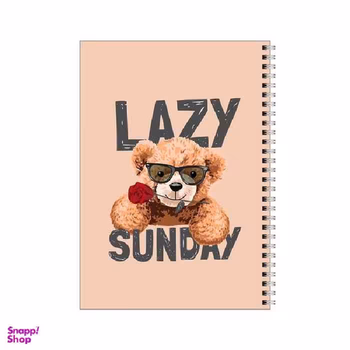 دفتر مشق 100 برگ بامبیلیپ طرح خرس تنبل کد 4518261