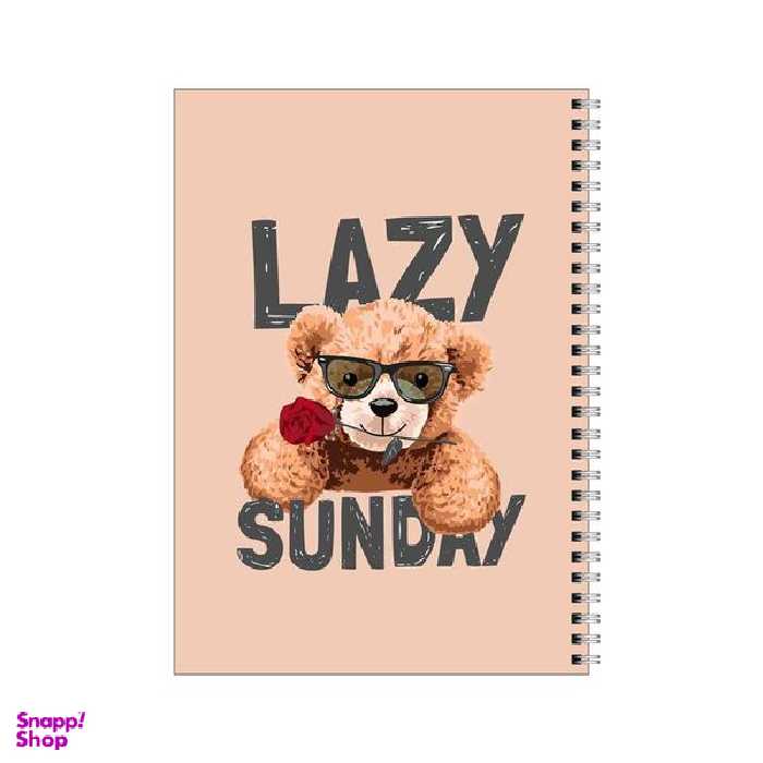 دفتر مشق 100 برگ بامبیلیپ طرح خرس تنبل کد 4518261