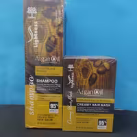 پک مراقبتی مو روغن آرگان لایتنس شامل شامپو 900 میل و ماسک مو 1000گرمی پس کرایه 