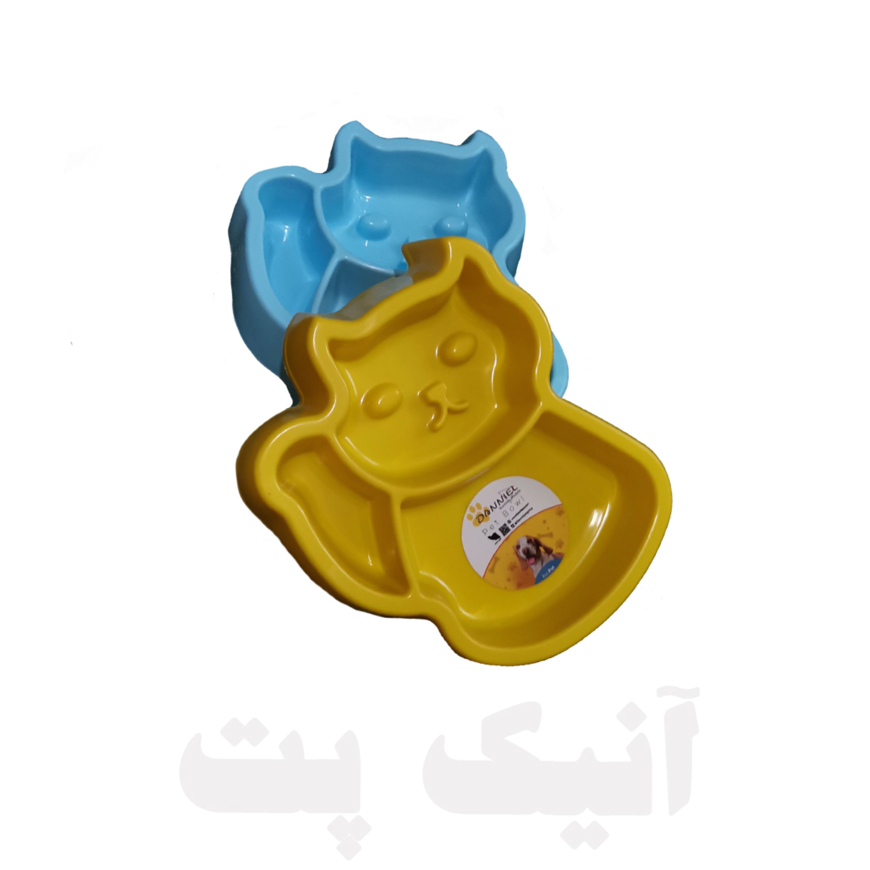 ظرف غذا گربه سایز متوسط عمق 3 سانتری