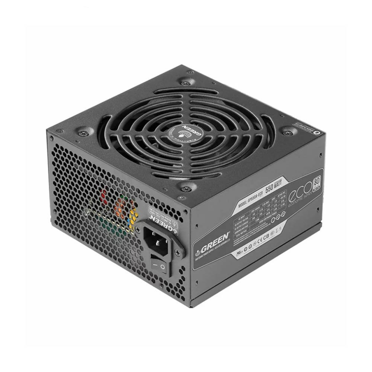 پاور گرین مدل GREEN GP550A-ECO Rev3.1 550W