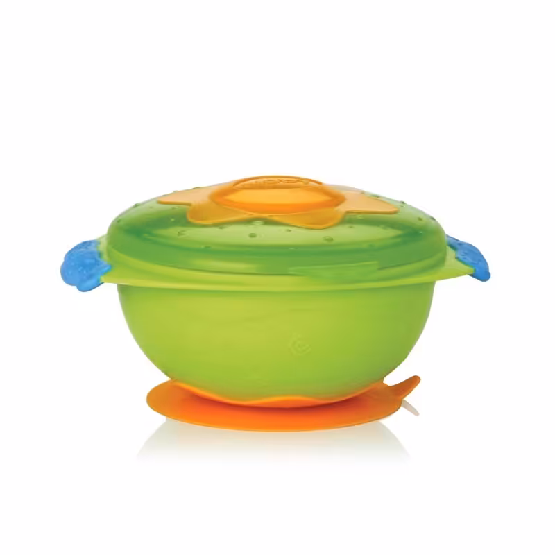 کاسه درب دار چسبان 5322 نابی Nuby