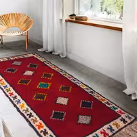 گبه دستباف کناره قشقایی 