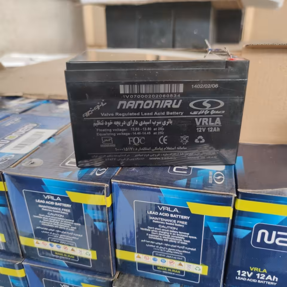 باتری یوپی اس 12 ولت 12 آمپر صبا باتری
